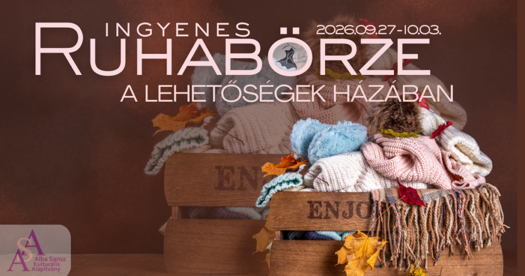 Ingyenes Ruhabörze – 2026. szeptember 27. – október 3.