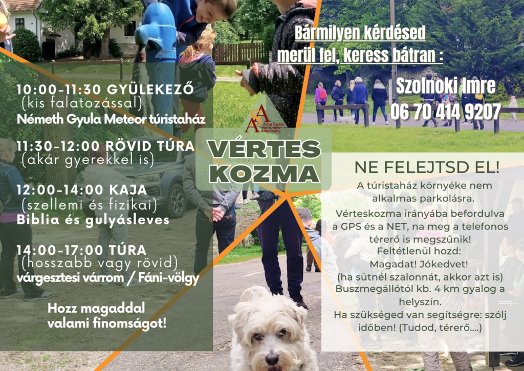 Kirándulás Vérteskozmára